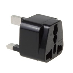 Adapter zasilania Maclean MCE154 EU na wtyk UK czarny