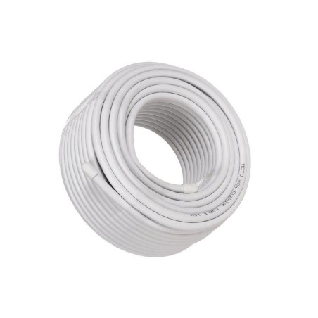 Kabel koncentryczny Maclean MCTV-470 satelitarny, antenowy RG6 25M 1.02CU+4.8FPE+CU/P+32*0.12CU+6.8PVC