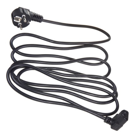 Kabel zasilający kątowy Maclean MCTV-854 3 pin 3m wtyk EU