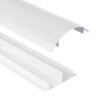 Listwa maskująca do kabli Maclean MC-814 W, 62x20x750mm, aluminiowa, biała