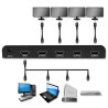Rozdzielacz aktywny Qoltec Splitter 4 x HDMI 4K x 2K | 3.4Gb/s