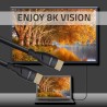Kabel HDMI QOLTEC v2.1 Ultra High Speed 8K | 60Hz | 26AWG | GOLD | 5m