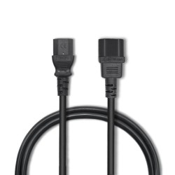 Kabel zasilający Qoltec IEC C13/C14 | 3x1.00mm2 | 3m