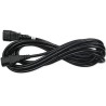 Kabel zasilający Qoltec IEC C13/C14 | 3x1.00mm2 | 3m