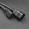 Kabel zasilający Qoltec IEC C13/C14 | 3x1.5mm2 | 1.8m