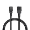 Kabel zasilający Qoltec IEC C13/C14 | 3x1.5mm2 | 1.8m