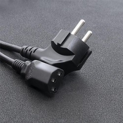 Kabel zasilający Qoltec IEC C13/SCHUKO | 3x0.75mm2 | 1.5m
