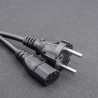 Kabel zasilający Qoltec IEC C13/SCHUKO | 3x0.75mm2 | 1.8m