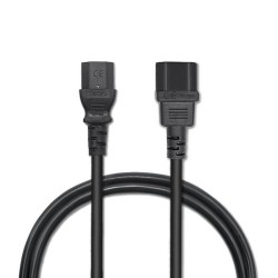 Kabel zasilający Qoltec do UPS | IEC C13/C14 | 3x0.75mm2 | 1m