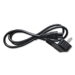 Kabel zasilający Qoltec kątowy SCHUKO | IEC C5 | Koniczynka | 3x1.0mm2 | 1.5m