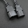 Kabel zasilający Qoltec do UPS | IEC C13/C14 | 3x1.0mm2 | 1.5m