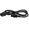 Kabel zasilający Qoltec do UPS | IEC C13/C14 | 3x1.0mm2 | 1.5m