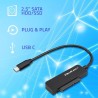 Kabel adapter Qoltec SATA | Przejściówka na dysk SSD HDD 2.5" | USB-C | Super speed 5Gb/s | 2TB