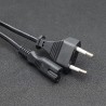 Kabel zasilający Qoltec IEC C7 / CEE 7/16 | ósemka | 2x0.5mm2 | 1.4m