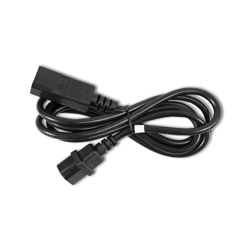 Kabel zasilający Qoltec IEC C14/C19 | 3x1.5mm2 | 2m