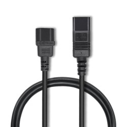 Kabel zasilający Qoltec IEC C14/C19 | 3x1.5mm2 | 2m