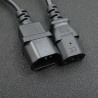 Kabel zasilający Qoltec IEC C14/C19 | 3x1.5mm2 | 2m