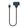 Kabel adapter Savio AK-68 USB-A 3.1 Gen 1 (M) - SATA (F) do dysków 2.5"