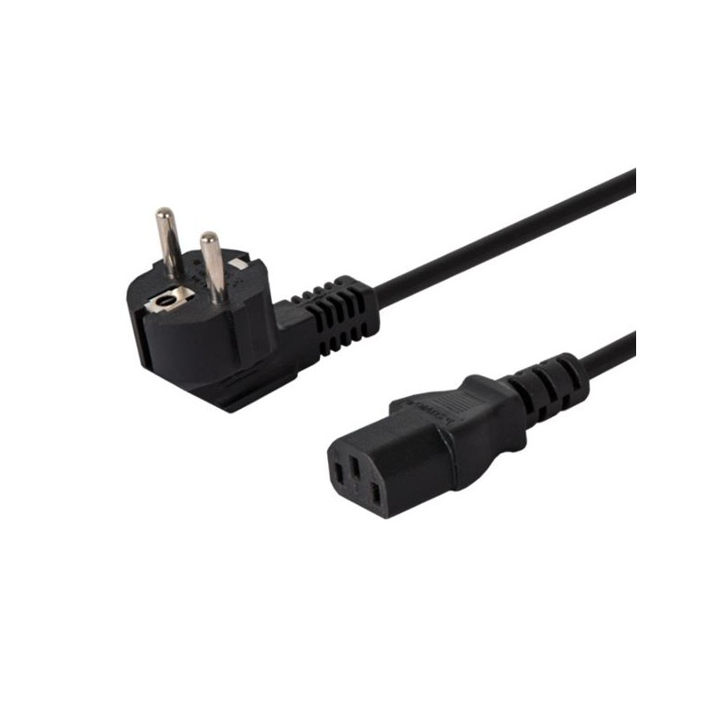 Kabel zasilający Savio CL-146 3,0m Schuko męski - IEC C13