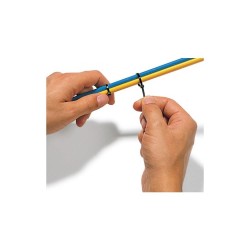 Opaski nylonowe Techly zaciskowe 100x2,5mm, 100 szt., czarne