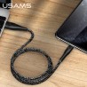 Kabel USB Usams U41 Lightning 1m czarny