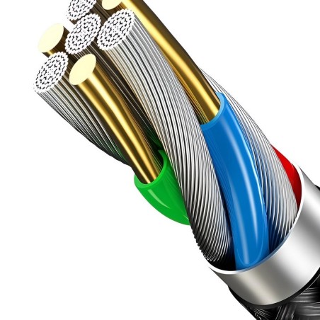 Kabel USB Usams U5 USB-C 1,2m czerwony