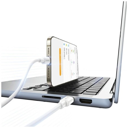 Kabel USB Usams U90 USB-C 1m 60W Fast Charge biały