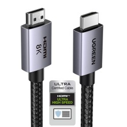 Kabel HDMI Ugreen HD171 25910 HDMI - HDMI 2.1, 8K 60Hz, 3D, HDR, 48Gbps 2m