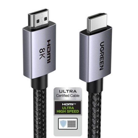 Kabel HDMI Ugreen HD171 25910 HDMI - HDMI 2.1, 8K 60Hz, 3D, HDR, 48Gbps 2m