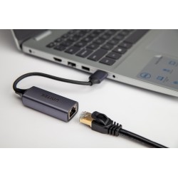 Kabel adapter Unitek U1312A USB-C 3.1 Gen 1 - RJ45 1000 Mbps