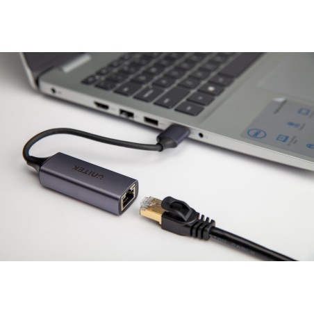 Kabel adapter Unitek U1312A USB-C 3.1 Gen 1 - RJ45 1000 Mbps