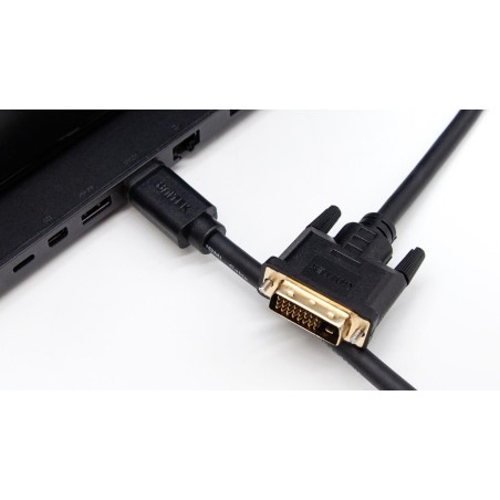 Kabel adapter Unitek C1271BK-2M Dwukierunkowy HDMI - DVI, kabel 2m