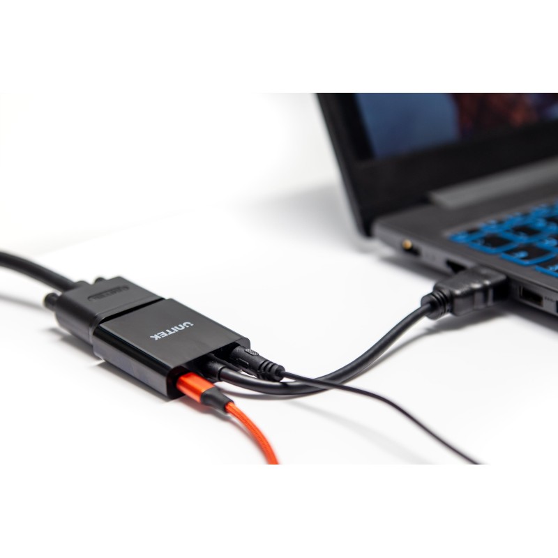 Adapter Unitek Y-6333 HDMI to VGA + audio