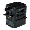 Adapter podróżny Verbatim UTA-04 globalny 1xUSB-C PD 61W QC 18W, 1xUSB-C 12W, 3xUSB-A 12W