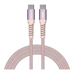 Kabel Verbatim USB-C(M) - USB-C(M) 1,2m, 60W, PD, różowy
