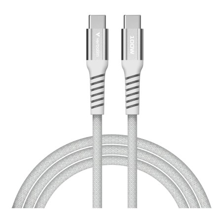 Kabel Verbatim USB-C(M) - USB-C(M) 1,2m, 100W, PD, szary