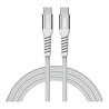 Kabel Verbatim USB-C(M) - USB-C(M) 1,2m, 100W, PD, szary