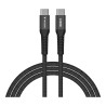 Kabel Verbatim USB-C(M) - USB-C(M) 1,2m, 100W, PD, czarny