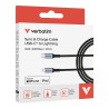 Kabel Verbatim USB-C(M) - Lightning 1,2m, 60W, czarny