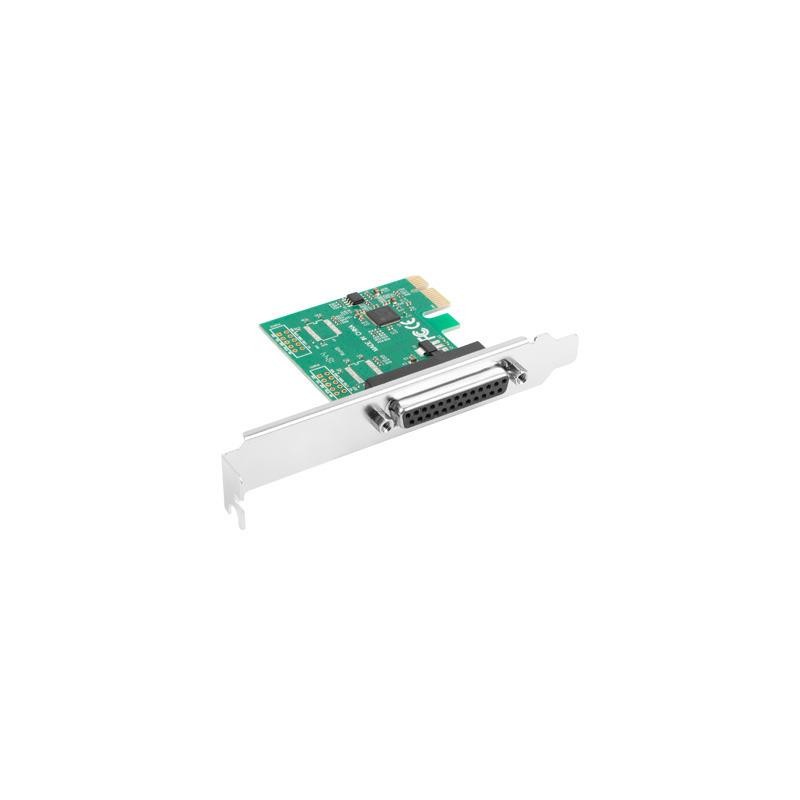 Karta Lanberg PCI Express - LPT (DB25) x1 + śledź low profile