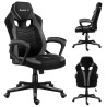 Fotel gamingowy Huzaro Force 2.5 szary MESH