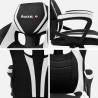 Fotel gamingowy Huzaro Force 2.5 WHITE MESH