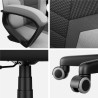 Fotel gamingowy dla dziecka Huzaro Ranger 1.0 Grey Mesh