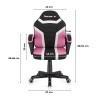 Fotel gamingowy dla dziecka Huzaro Ranger 1.0 Pink Mesh