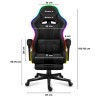 Fotel gamingowy Huzaro Force 4.7 RGB Mesh