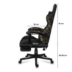 Fotel gamingowy Huzaro FORCE 4.7 Camo Mesh