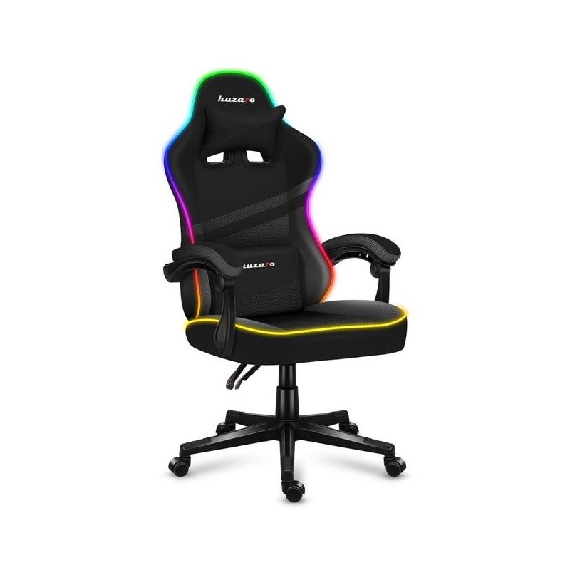 Fotel gamingowy Huzaro Force 4.4 RGB Black Mesh