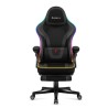 Fotel gamingowy Huzaro Force 4.6 RGB Black Mesh
