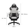 Fotel gamingowy Huzaro Force 3.7 Grey