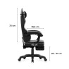 Fotel gamingowy Huzaro Force 3.7 Grey